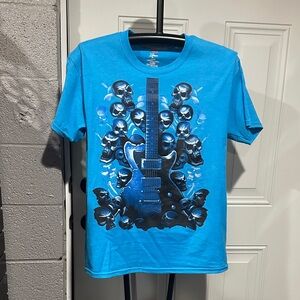 Blue Graphic Kids T-Shirt